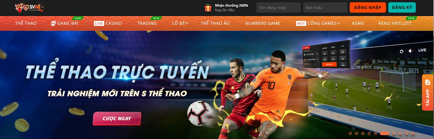 Đánh giá thiết kế website Betvip - Betvip
